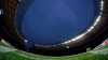 Interior view of the Olympic stadium after the German Bundesliga soccer match between Hertha BSC Berlin and 1.FC Cologne in Berlin, Germany, Saturday, Feb. 22, 2020. (AP Photo/Michael Sohn)
