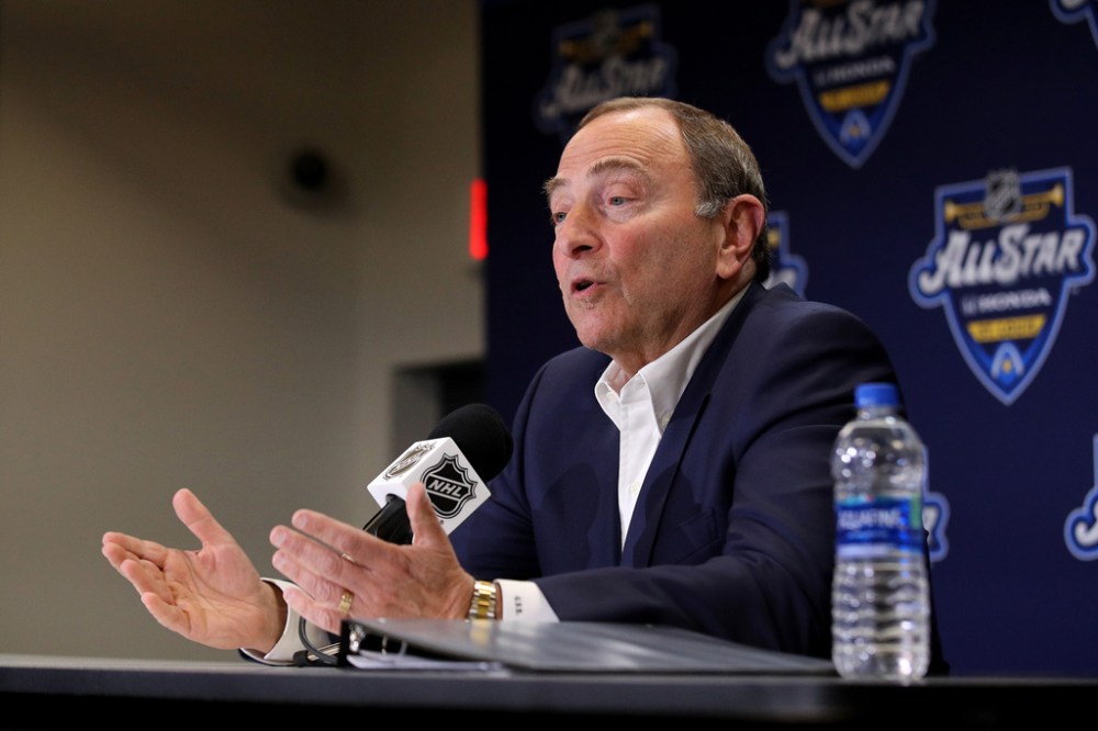 Commissioner Gary Bettman says the NHL and its teams are going to lose a whole lot of money this year. (Bruce Bennett / Getty Images files)
