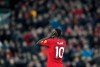 Liverpool's Sadio Mane reacts during the English Premier League soccer match between Liverpool and Everton at Anfield Stadium, Liverpool, England, Wednesday, Dec. 4, 2019. (AP Photo/Jon Super)