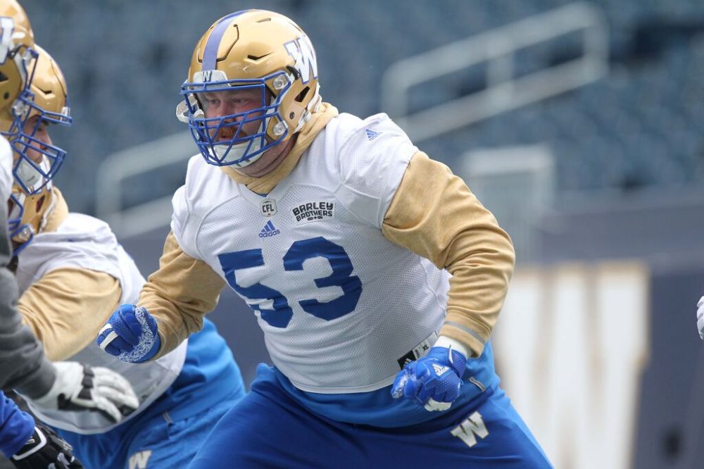 RUTH BONNEVILLE / WINNIPEG FREE PRESS FILES
Winnipeg Blue Bombers' Patrick Neufeld.