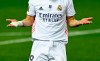 FILE - In this Thursday, Jan. 14, 2021 file photo Real Madrid's Karim Benzema gestures during Spanish Super Cup semi final soccer match between Real Madrid and Athletic Bilbao at La Rosaleda stadium in Malaga, Spain. UEFA President Aleksander Ceferin says players at the 12 clubs setting up their own Super League could be banned from this year's European Championship and next year's World Cup. (AP Photo/Jose Breton, File)