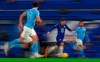 Chelsea's Christian Pulisic runs with the ball during the English Premier League soccer match between Chelsea and Manchester City at Stamford Bridge, London, England, Sunday, Jan. 3, 2021. (AP Photo/Ian Walton/Pool)
