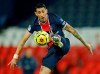 PSG's Angel Di Maria controls the ball during the French League One soccer match between Paris Saint-Germain and Rennes at the Parc des Princes in Paris, France, Saturday, Nov. 7, 2020. (AP Photo/Christophe Ena)
