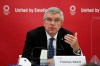 FILE - In this Nov. 16, 2020, file photo, Thomas Bach, International Olympic Committee (IOC) President, speaks during the joint press conference between IOC and Tokyo Organizing Committee of the Olympic and Paralympic Games (Tokyo 2020) in Tokyo, Japan. The International Olympic Committee is pushing back against reports that the postponed Tokyo Olympics will be canceled and will not open on July 23. The Tokyo Games were postponed 10 months ago at the outbreak of the coronavirus pandemic, and now their future appears threatened again.(Du Xiaoyi/Pool Photo via AP, File)