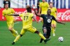 Nashville SC forward C.J. Sapong (17) and CF Montréal midfielder Victor Wanyama battle for the ball during the second half of an MLS soccer match Saturday, April 24, 2021, in Nashville, Tenn. (AP Photo/Mark Humphrey)