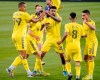 Nashville SC forward Jhonder Cadiz (99) celebrates his goal against FC Cincinnati during the first half of an MLS soccer match in Nashville, Tenn., Saturday, April 17, 2021. (Andrew Nelles/The Tennessean via AP)