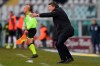 Torino coach Walter Mazzarri gestures during the Italian Serie A soccer match between Torino and Bologna, in Turin, Italy, Sunday, Jan. 12, 2020. (Fabio Ferrari/LaPresse via AP)