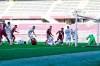 Torino's Antonio Sanabria, left, partially covered, scores his side's first goal during the Italian Serie A soccer match between Torino and Inter Milan at the Olimpico Grande Torino stadium in Turin, Italy, Sunday, March 14, 2021. (Fabio Ferrari/LaPresse via AP)