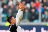 Juventus' Cristiano Ronaldo celebrates after scoring on a penalty during a Serie A soccer match between Juventus and Fiorentina, in Turin, Italy, Sunday, Feb. 2, 2020. (Fabio Ferrari/LaPresse via AP)