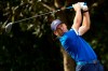 Sergio Garcia, of Spain, watches his tee shot on the first hole during the first round of the Houston Open golf tournament Thursday, Nov. 5, 2020, in Houston. (AP Photo/David J. Phillip)