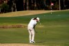 Jin Young Ko, of Korea, hits her approach shot on the 12th hole during a practice round at the U.S. Women's Open golf championship Tuesday, Dec. 8, 2020, in Houston.(AP Photo/David J. Phillip)