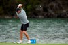 Jordan Spieth hits his tee shot on the 14th hole during a practice round for the Dell Technologies Match Play Championship golf tournament Monday, March 22, 2021, in Austin, Texas. (AP Photo/David J. Phillip)