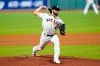 Houston Astros' Lance McCullers Jr. throws against the San Francisco Giants during the first inning of a baseball game Monday, Aug. 10, 2020, in Houston. (AP Photo/David J. Phillip)