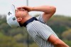 Justin Thomas reacts after missing his birdie putt on the 14th hole in his match against Matt Kuchar during a first round match at the Dell Technologies Match Play Championship golf tournament Wednesday, March 24, 2021, in Austin, Texas. (AP Photo/David J. Phillip)