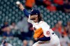 Houston Astros starting pitcher Lance McCullers Jr. throws against the Detroit Tigers during the first inning of a baseball game Wednesday, April 14, 2021, in Houston. (AP Photo/Michael Wyke)
