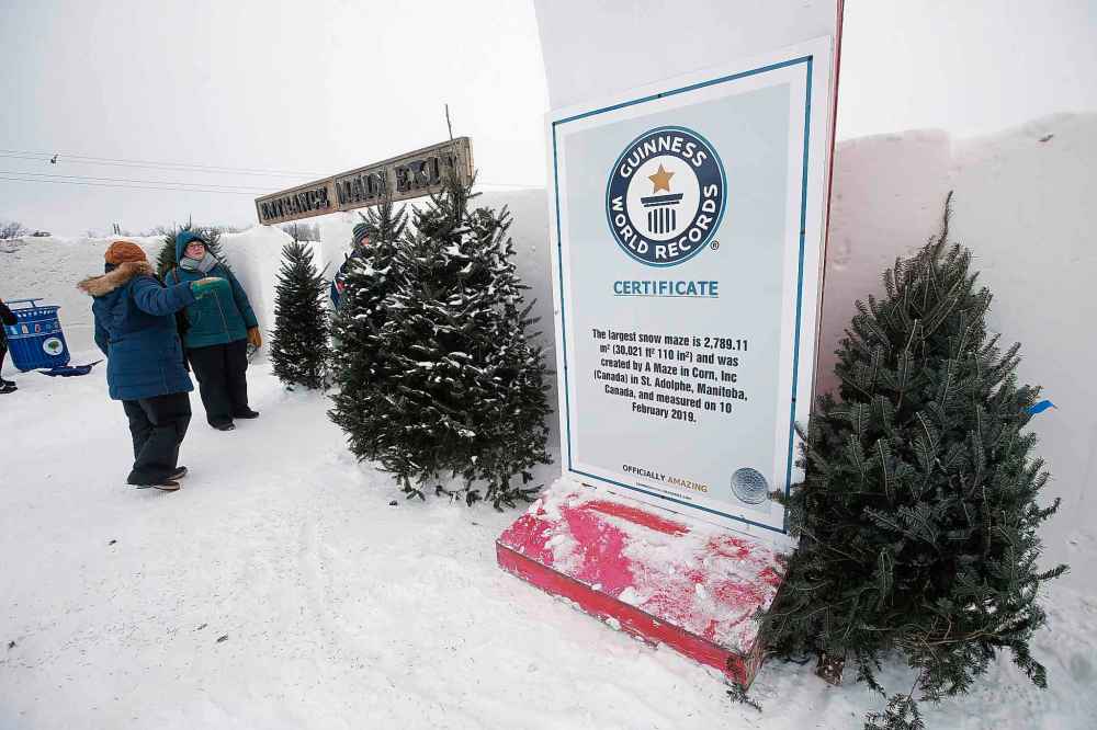 St. Adolphe’s recordbreaking snow maze captures winter’s whimsical