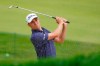 Justin Thomas, of the United States, plays a shot from a bunker on the 17th hole during the first round of the US Open Golf Championship, Thursday, Sept. 17, 2020, in Mamaroneck, N.Y. (AP Photo/Charles Krupa)