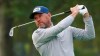 Lee Westwood, of England, plays his shot from the third tee during the second round of the US Open Golf Championship, Friday, Sept. 18, 2020, in Mamaroneck, N.Y. (AP Photo/John Minchillo)