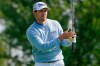 Patrick Cantlay, of the United States, plays his shot from the sixth tee during the second round of the US Open Golf Championship, Friday, Sept. 18, 2020, in Mamaroneck, N.Y. (AP Photo/John Minchillo)