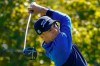 Justin Thomas, of the United States, plays his shot from the second tee during the third round of the US Open Golf Championship, Saturday, Sept. 19, 2020, in Mamaroneck, N.Y. (AP Photo/Charles Krupa)