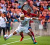 LA Galaxy defender, Julian Araujo, front goes for the ball in front of Real Salt Lake defender Donny Toia (4) during the first half of an MLS soccer match Wednesday, July 21, 2021, in Sandy, Utah. (Rick Egan/The Salt Lake Tribune via AP)