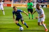 Real Salt Lake forward Justin Meram (9) and San Jose Earthquakes defender Tommy Thompson (22) chase the ball during an MLS soccer match Friday, May 7, 2021, in Sandy, Utah. (Annie Barker/The Deseret News via AP)