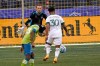 Portland Timbers midfielder Eryk Williamson (30) sets up to kick a goal against Seattle Sounders goalkeeper Stefan Frei, center, during the first half of an MLS soccer match, Sunday, Sept. 6, 2020, in Seattle. (AP Photo/Ted S. Warren)