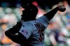 Minnesota Twins' Michael Pineda pitches during the third inning of a baseball game against the Milwaukee Brewers Sunday, April 4, 2021, in Milwaukee. (AP Photo/Aaron Gash)