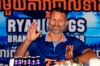 FILE - In this file photo dated Saturday, March 10, 2018, Wales soccer team coach and former Manchester United soccer player Ryan Giggs during a press conference, in Phnom Penh, Cambodia, Saturday, March 10, 2018. The 47-year old Giggs has been charged with assaulting two women, Friday April 23, 2021, and ordered to appear in court on upcoming Wednesday. (AP Photo/Heng Sinith, FILE)