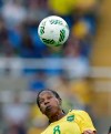 FILE - In this file photo dated Wednesday, Aug. 3, 2016, Brazil's Formiga, in action during a Group E match of the Women's Olympic Football Tournament at the Rio Olympic Stadium in Rio de Janeiro, Brazil. An announcement Thursday May 7, 2020, says the 42-year-old midfielder Formiga has signed a new contract with French club Paris Saint-Germain to run until 2021. (AP Photo/Leo Correa, FILE)