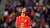 FILE - In this file photo dated Sunday, Sept. 8, 2019, Spain's Thiago Alcantara reacts during the Euro 2020 group F qualifying soccer match against Faroe Islands at the Molinon, stadium in Gijon, Spain. Thiago Alcantara is joining Liverpool after ending his seven-year stint at European champion Bayern Munich, it is announced Thursday Sept. 17, 2020. (AP Photo/Alvaro Barrientos, FILE)