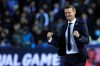 FILE - In this file photo dated Wednesday, Nov. 27, 2019, Salzburg soccer coach Jesse Marsch stands on the sidelines during a Champions League group E soccer match against Genk at the KRC Genk Arena in Genk, Belgium. Marsch led Salzburg to this season’s Austrian league title, the most significant trophy won by an American coach in Europe, and says he wanted 