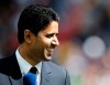 FILE - In this file photo dated Saturday, Aug. 5, 2017, PSG president Nasser Al-Khelaïfi at the Parc des Princes stadium in Paris, during his official presentation to fans. Nasser Al-Khelaïfi was picked to lead and repair the reputation of the European soccer clubs network on Wednesday April 21, 2021, after resisting offers to take his team into the ill-fated Super League that ended Wednesday after a massive backlash led by fans worldwide. (AP Photo/Kamil Zihnioglu, FILE)