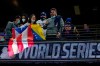 Fans watch during batting practice before Game 3 of the baseball World Series between the Los Angeles Dodgers and the Tampa Bay Rays Friday, Oct. 23, 2020, in Arlington, Texas. Ray beat the Dodgers 6-4.(AP Photo/Eric Gay)
