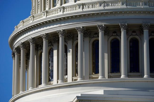 FILE - This Monday, Nov. 2, 2020, file photo shows the U.S. Capitol building in Washington. Control of the Senate is a razor-close proposition Tuesday, as Republicans fight to retain their majority against a surge of Democratic candidates confronting the president’s allies across a vast political map. (AP Photo/Patrick Semansky, File)