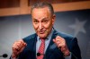 Senate Majority Leader Chuck Schumer, D-N.Y., speaks during a news conference at the Capitol in Washington, Tuesday, March 16, 2021. (Samuel Corum/Pool via AP)