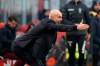 AC Milan's manager Stefano Pioli gives instructions during the Serie A soccer match between AC Milan and Sampdoria at the San Siro stadium, in Milan, Italy, Monday, Jan. 6, 2020. (AP Photo/Antonio Calanni)