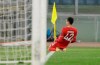 Bayern's Jamal Musiala celebrates after scoring his side's second goal during the Champions League round of 16 first leg soccer match between Lazio and Bayern Munich at the Olympic stadium in Rome, Tuesday, Feb. 23, 2021. (AP Photo/Gregorio Borgia)