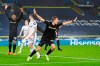 West Ham's Tomas Soucek celebrates after scoring his side's opening goal during the English Premier League soccer match between Leeds United and West Ham at Elland Road stadium in Leeds, England, Friday, Dec. 11, 2020. (Oli Scarff, Pool via AP)