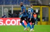 Inter Milan's Romelu Lukaku celebrates after scoring his side's second goal during the Champions League group B soccer match between Inter Milan and Borussia Moenchangladbach at the San Siro stadium in Milan, Italy, Wednesday, Oct. 21, 2020. (AP Photo/Luca Bruno)