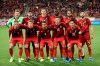 Belgium players pose before the Euro 2020 group I qualifying soccer match between Belgium and Cyprus at the King Baudouin stadium in Brussels, Tuesday, Nov. 19, 2019. (AP Photo/Francisco Seco)
