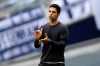 Arsenal's head coach Mikel Arteta applauds during the English Premier League soccer match between Tottenham Hotspur and Arsenal at the Tottenham Hotspur Stadium in London, England, Sunday, July 12, 2020. (Tim Goode/Pool via AP)