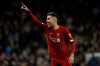Liverpool's Roberto Firmino celebrates at the end of the English Premier League soccer match between Tottenham Hotspur and Liverpool at the Tottenham Hotspur Stadium in London, England, Saturday, Jan. 11, 2020. Liverpool won 1-0. (AP Photo/Matt Dunham)