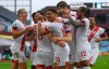 Southampton's James Ward-Prowse is mobbed by teammates as hecelebrates after scoring his sides third goal of the game during the English Premier League soccer match between Aston Villa and Southampton at Villa Park in Birmingham, England, Sunday, Nov. 1, 2020. (Gareth Copley/Pool via AP)