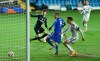 Leicester's Jamie Vardy center, scores his sides third goal of the game during the English Premier League soccer match between Leeds United and Leicester City at Elland Road in Leeds, England, Monday, Nov. 2, 2020. (Peter Powell/Pool via AP)