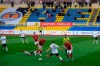 FILE In this file photo taken on Friday, March 27, 2020, players in action during the Belarus Championship soccer match between Torpedo-BelAZ Zhodino and Belshina Bobruisk in the town of Zhodino, Belarus. Soccer fans from two clubs in Belarus say they will stop going to games because of the coronavirus.Belarus is the only nation in Europe still hosting professional soccer games with fans in the stadium. The new coronavirus causes mild or moderate symptoms for most people, but for some, especially older adults and people with existing health problems, it can cause more severe illness or death. (AP Photo/Sergei Grits, File)