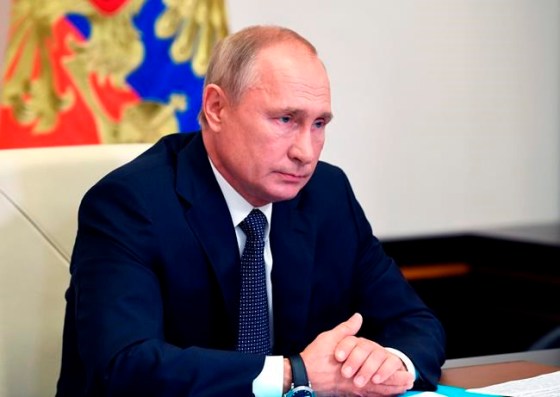 Alexei Nikolsky / Sputnik /Kremlin Pool Photo / The Associated PressRussian President Vladimir Putin attends a cabinet meeting at the Novo-Ogaryovo residence outside Moscow, Russia, Tuesday, Aug. 11, 2020. Putin says that a coronavirus vaccine developed in the country has been registered for use and one of his daughters has already been inoculated. Speaking at a government meeting Tuesday, Aug. 11, 2020, Putin said that the vaccine has proven efficient during tests, offering a lasting immunity from the coronavirus. (Alexei Nikolsky, Sputnik, Kremlin Pool Photo via AP)