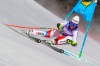 Switzerland's Corinne Suter speeds down the course during an alpine ski, women's World Cup super-G in St. Anton, Austria, Sunday, Jan.10, 2021. (AP Photo/Marco Trovati)