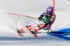 France's Tessa Worley competes in an alpine ski, women's World Cup giant slalom, in Lienz, Austria, Saturday, Dec. 28, 2019. (AP Photo/Piermarco Tacca)