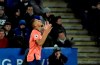Everton's Richarlison celebrates after scoring his side's opening goal during the English Premier League soccer match between Leicester City and Everton at the King Power Stadium in Leicester, England, Sunday, Dec. 1, 2019. (AP Photo/Rui Vieira)